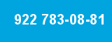 922 783-08-81 922 783-08-81